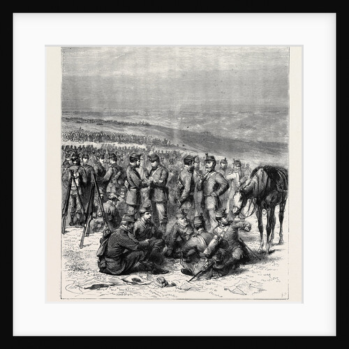 The Volunteer Review at Brighton, Stand Easy, 1870 by Anonymous