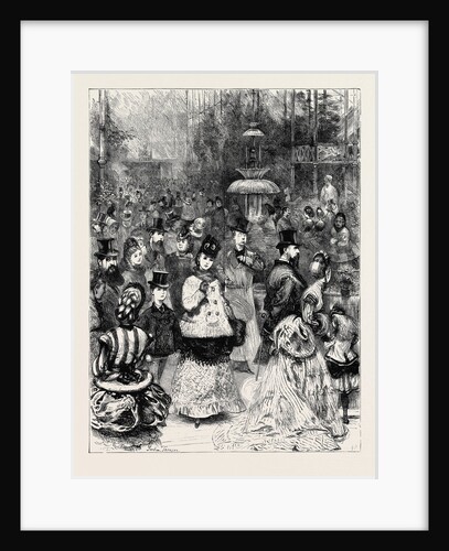 Saturday Afternoon at the Crystal Palace, 1870 by Anonymous