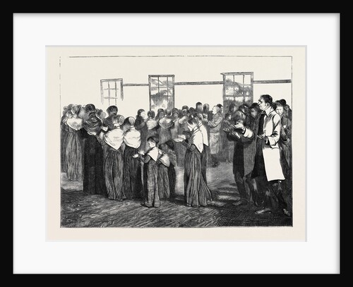 Shakers at Meeting. The Final Procession, 1870 by Anonymous