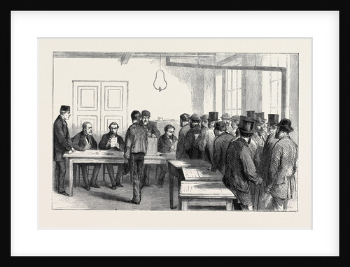 The Plebiscitum. Civilians Voting, 1870 by Anonymous