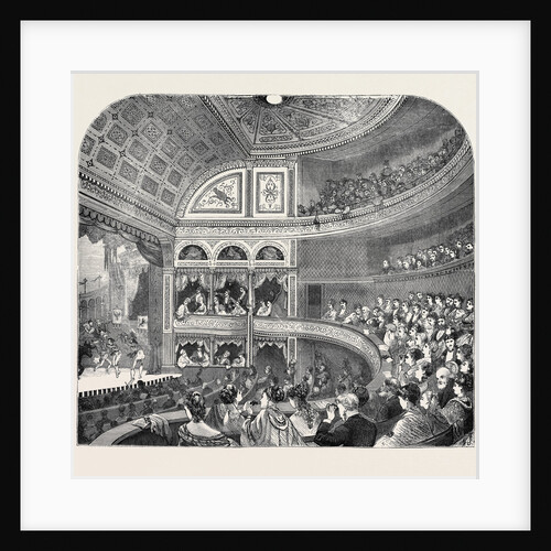 The New Vaudeville Theatre, 1870 by Anonymous