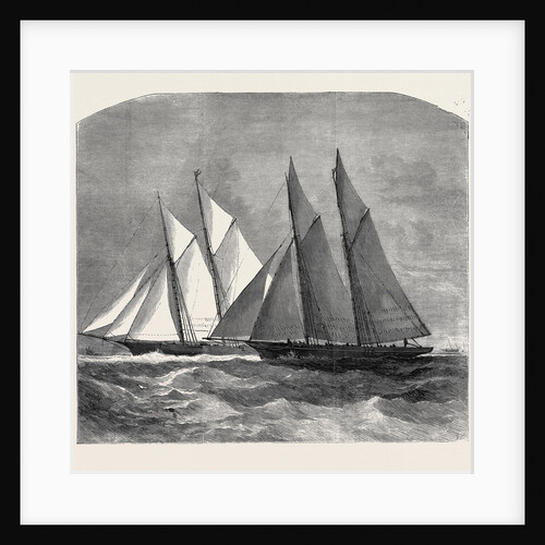 The Anglo-American Yacht Race Between the Sappho and the Cambria, 1870 by Anonymous