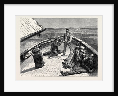 The Anglo-American Yacht-Race, on Board the Cambria, 1870 by Anonymous