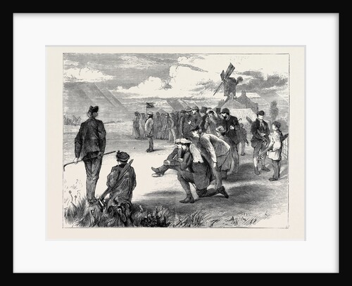 Golf Match Between the Royal Blackheath and London Scottish Clubs at Wimbledon, 1870 by Anonymous