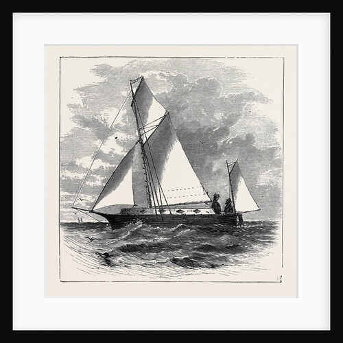 The City of Ragusa, a Vessel on Its Way from Great Britain to New York Across the Atlantic, 1870 by Anonymous