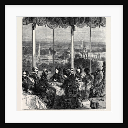 View from the Crystal Palace Grand Saloon Summer Dining Room, 1870 by Anonymous