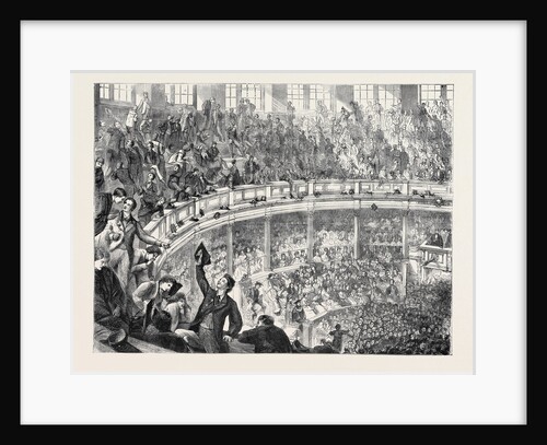 Oxford Commemoration, the Theatre from the Undergraduates' Gallery, 1870 by Anonymous