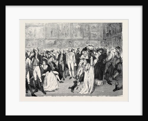 The Prince of Wales and Sir Joshua Reynolds at the Royal Academy Exhibition, 1787 by Anonymous