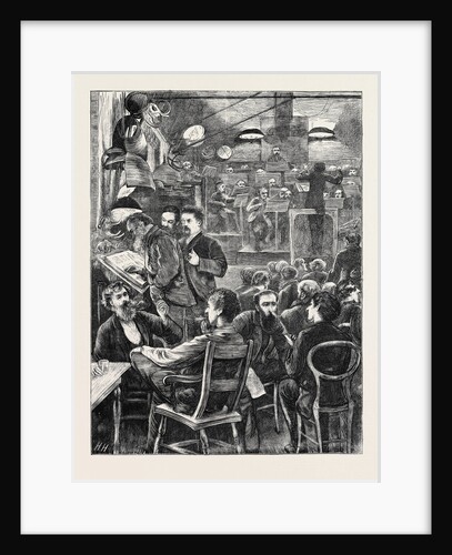 A Smoking Concert by the Wandering Minstrels, 1870 by Anonymous