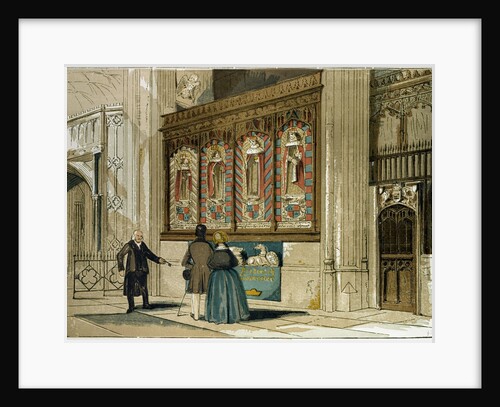 Painted Screen St. George's Chapel by Anonymous
