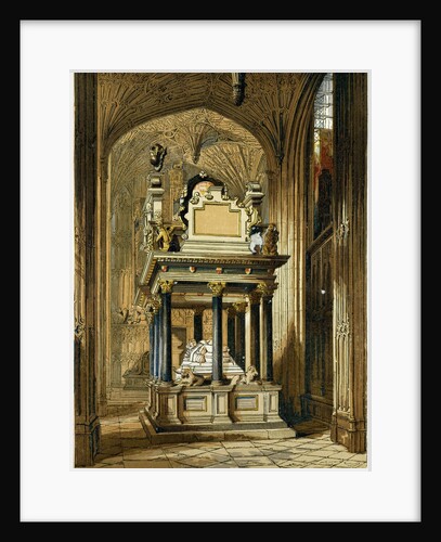Tomb of Queen Elizabeth: Westminster Abbey UK by Anonymous