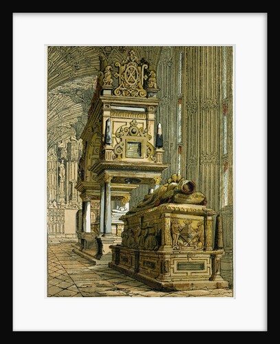 Tomb of Mary Queen of Scots: Westminster Abbey UK by Anonymous
