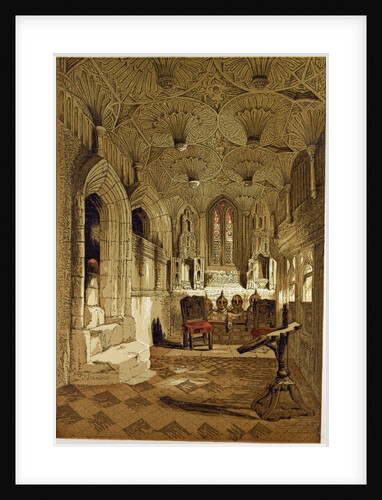 Chantry Chapel Adjoining the Beauchamp Chapel Warwick UK by Anonymous