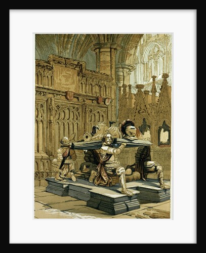Tomb of Sir Francis Vere in Westminster Abbey UK by Anonymous