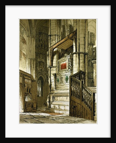 Entrance to the Chapel of Edward the Confessor UK by Anonymous