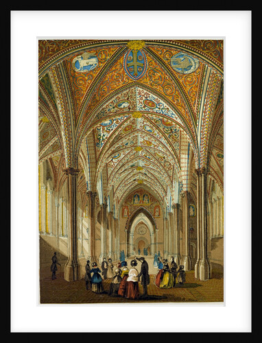 Interior of the Temple Church UK by Anonymous