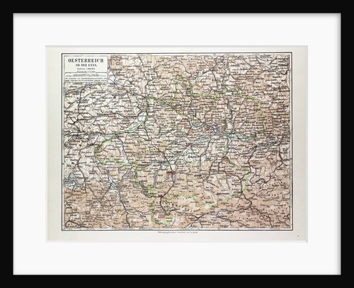 Map of Austria 1899 by Anonymous
