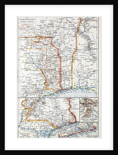 Map of the Republic of Togo 1899 by Anonymous