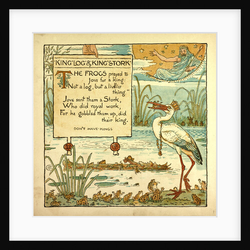King Log and King's Stork by Anonymous