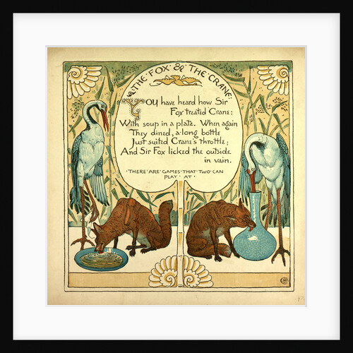 The Fox and the Crane by Anonymous