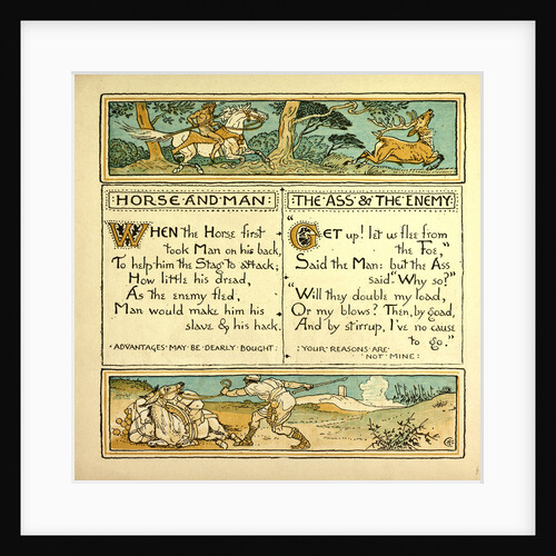 Horse and Man the Ass and the Enemy by Anonymous