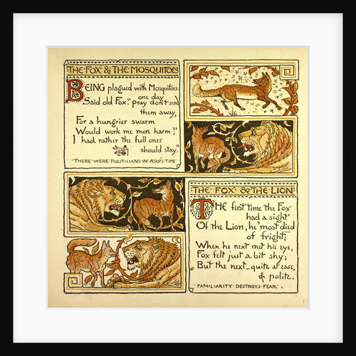The Fox and the Mosquitoes the Fox and the Lion by Anonymous