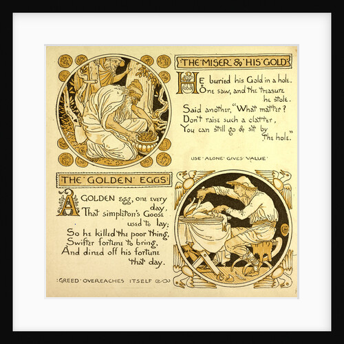 The Miser and His Gold the Golden Eggs by Anonymous