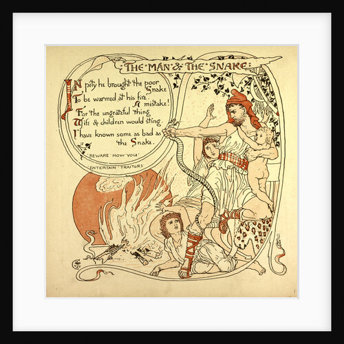 The Man and the Snake by Anonymous