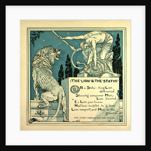 The Lion and the Statue by Anonymous