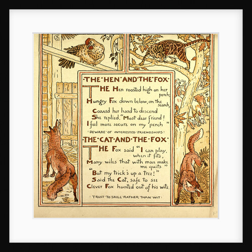 The Hen and the Fox the Cat and the Fox by Anonymous