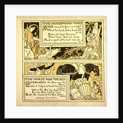 The Herdsman's Vows the Horse and the Ass by Anonymous