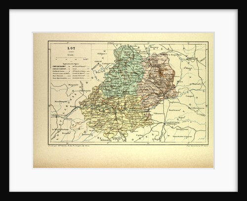 Map of Lot France by Anonymous