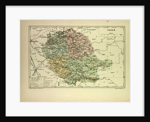 Map of Tarn France by Anonymous