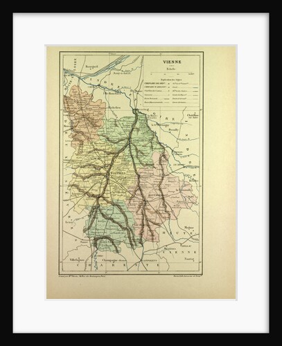 Map of Vienne France by Anonymous