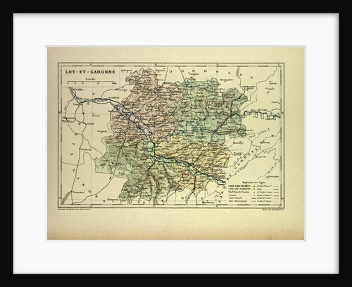 Map of Lot-Et-Garonne France by Anonymous
