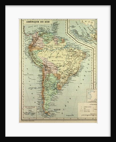 Map of South America by Anonymous