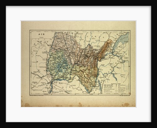 Map of Ain France by Anonymous