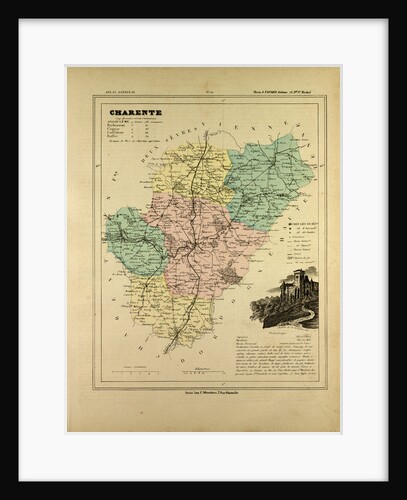 Map of Charente France by Anonymous