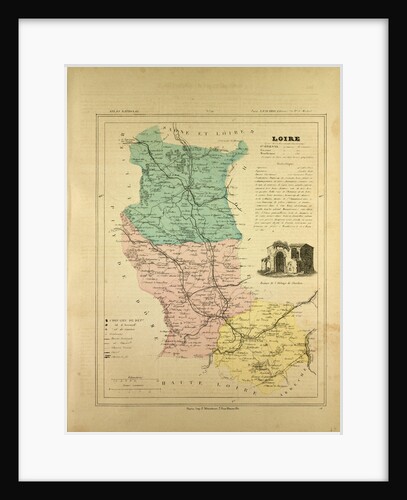Map of Loire France by Anonymous
