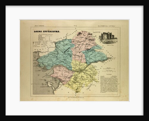 Map of Loire Inférieure France by Anonymous