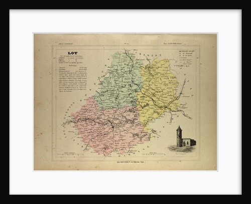 Map of Lot France by Anonymous