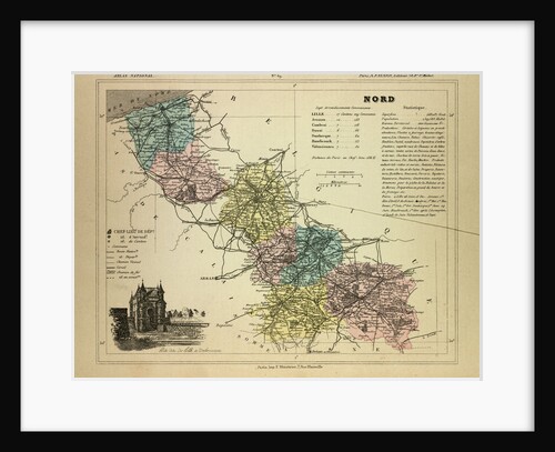 Map of the North of France by Anonymous