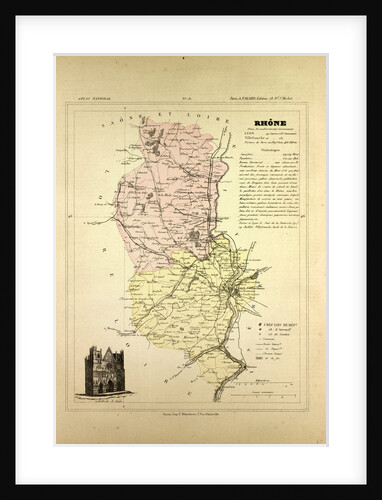 Map of Rhône France by Anonymous