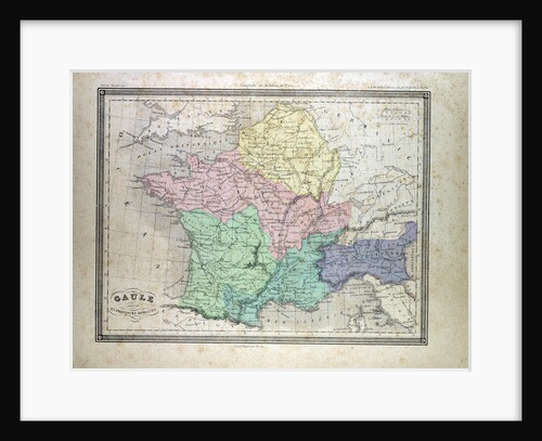 Map of Gaul by Anonymous