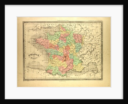Map of France by Anonymous