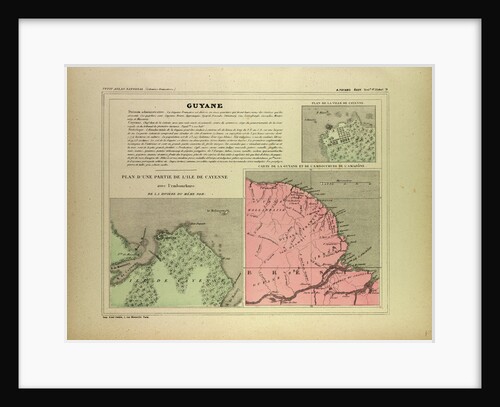 Map of French Guiana by Anonymous