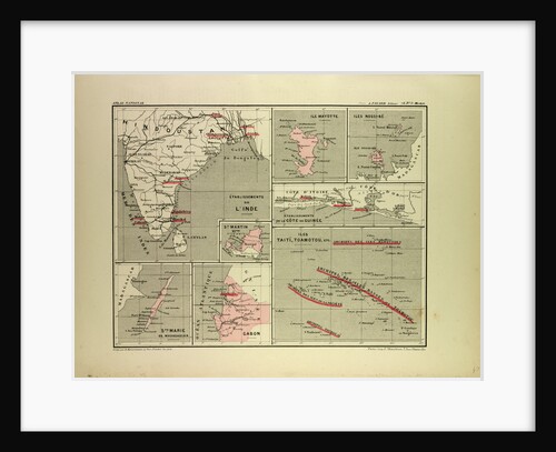 Map of India by Anonymous