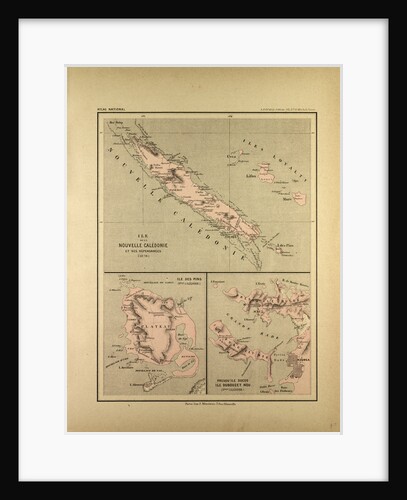 Map of New Caledonia by Anonymous