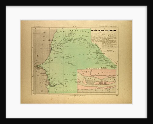 Map of Senegal by Anonymous
