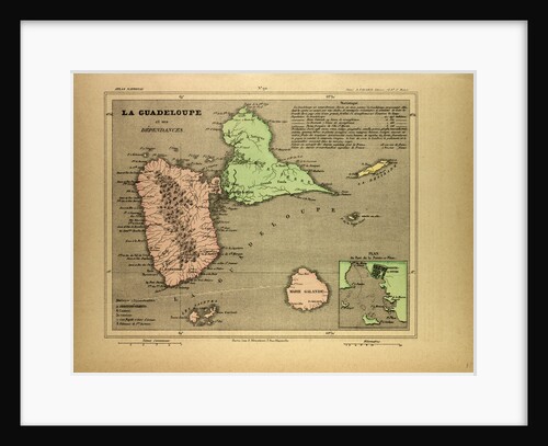 Map of Guadeloupe by Anonymous